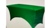 Spandex linen Emerald Green 6 FT. rental in Fresno-Armona, CA
