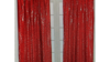 Pipe & Drape Red Sequin Panel set rental in Fresno-Armona, CA