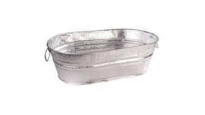 Beverage Tub: Galvanized , 7-1/2 gal - Tabletop rental N. Virginia-DC, VA