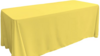 90 x 156 Table Drape Yellow rental in Fresno-Armona, CA