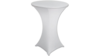 Linen: Spandex Cocktail Table Cover 30" - White rental in N. Virginia-DC, VA