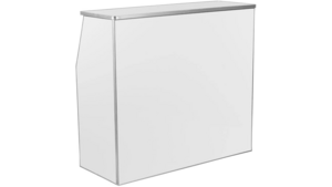 Bar: 4' Portable - Glossy White rental N. Virginia-DC, VA