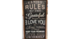 Party Signage Family Rules rental in Fresno-Armona, CA
