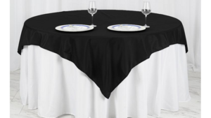 90 x 90 Overlay Black rental Fresno-Armona, CA