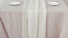 Table Runner Chiffon Ivory rental in Fresno-Armona, CA