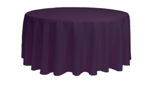 108 Round Eggplant rental Fresno-Armona, CA