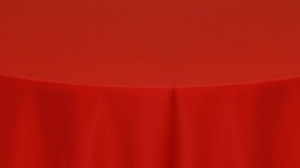 Standard Linen: 132" Round - Holiday Red rental N. Virginia-DC, VA