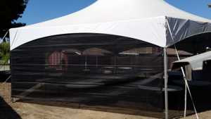 Canopy - Mesh Sidewall 20 x 10 rental Fresno-Armona, CA