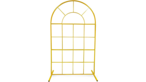 6.5 ft Gold Wedding Arch Backdrop Stand rental N. Virginia-DC, VA