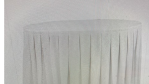 Linen Skirting White 17 ft rental Fresno-Armona, CA