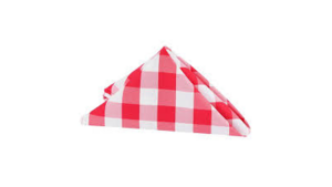 Napkin: 20"x20" - Red Checkered rental N. Virginia-DC, VA