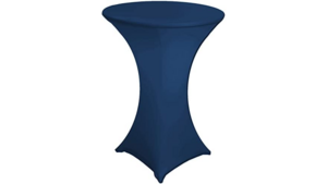 Linen: Spandex Cocktail Table Cover 30" - Navy rental N. Virginia-DC, VA