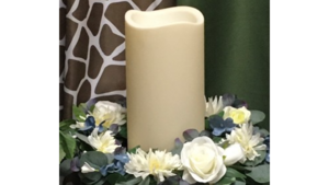 Candle 4 x 12 Ivory Battery Operated rental Fresno-Armona, CA