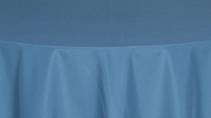 Standard Linen: 132" Round - Wedgewood Blue rental N. Virginia-DC, VA