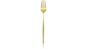 Flatware: Modern Dinner Fork - Gold (Pack of 10) rental N. Virginia-DC, VA