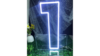 Neon Sign: 24″ Tall Number 1 (One) rental in N. Virginia-DC, VA