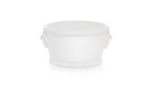 Beverage Tub: White Oval Ceramic Ice Bucket rental N. Virginia-DC, VA
