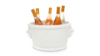 Beverage Tub: White Oval Ceramic Ice Bucket rental in N. Virginia-DC, VA