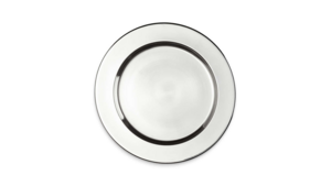 Charger: Silver Mirror Stainless Steel 13" diam rental N. Virginia-DC, VA