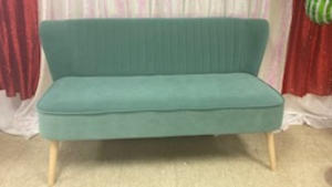 Seating Deco Love Seat Dusty Seafoam rental Fresno-Armona, CA