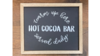 Signage Hot Coco Bar Wood rental in Fresno-Armona, CA