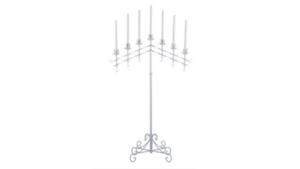 Lighting White 7 Branch Adjustable Candelabra Pair rental Fresno-Armona, CA