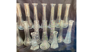 Vase - Glass Clear Bud Mixed rental Fresno-Armona, CA