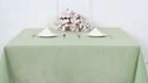 90 x 156 Table Drape Sage rental Fresno-Armona, CA