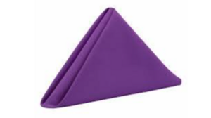 Napkin: 20"x20" - Violet rental N. Virginia-DC, VA