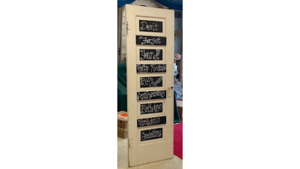 Signage Antique Chalk Door rental Fresno-Armona, CA