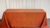 90 x 132 Table Drape Terra Cotta rental in Fresno-Armona, CA