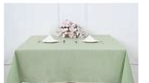 90 x 156 Polyester Sage Green rental Fresno-Armona, CA