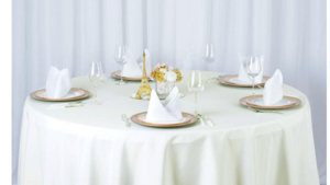 90 Round Ivory rental Fresno-Armona, CA