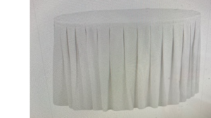 Linen Skirting White 21 Ft. rental Fresno-Armona, CA