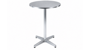 24" Round Aluminum Cocktail Table rental Austin, TX