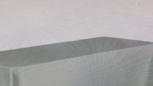 60 x 120 Grey/Silver Tablecloth rental Fresno-Armona, CA
