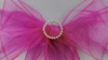 Chair tie organza Hot Pink rental in Fresno-Armona, CA