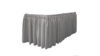 Grey/Silver Table Skirt – 13 Ft Event Linen Rental rental in N. Virginia-DC, VA