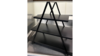 Catering Dessert 3 tier Ladder Black rental in Fresno-Armona, CA