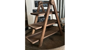 Catering Wood 3 Tier Ladder rental Fresno-Armona, CA