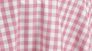 54 x 54 Overlay pink and white gingham rental Fresno-Armona, CA