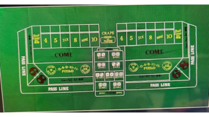Chill Table Craps Felt Insert rental Fresno-Armona, CA