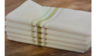 Linen Napkins White with Sage Green Stripe rental in Fresno-Armona, CA
