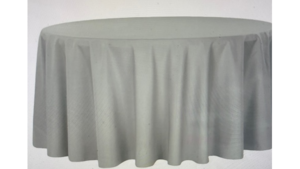 120 Round Silver Gray rental Fresno-Armona, CA