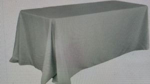 90 x 156 Charcoal Gray Table Drape rental Fresno-Armona, CA