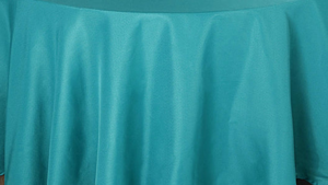 Sub Rental Teal 120 Round polyester rental Fresno-Armona, CA