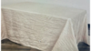 90 x 156 Table Drape Tafetta Ivory Crinkle rental in Fresno-Armona, CA