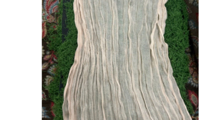 Table Runner Cheesecloth Beige/Tan 9 ft rental Fresno-Armona, CA