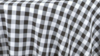 Table runner black checkered rental in Fresno-Armona, CA