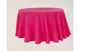 132 round hot pink/fushia rental Fresno-Armona, CA